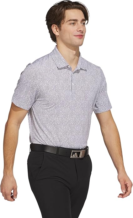 adidas Mens Ultimate365 Mini Bunker Polo Shirt