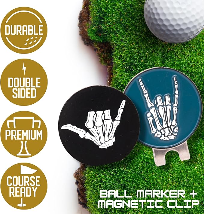 BRIMZ Golf Performance Hat - Tee Holder & Magnetic Ball Marker - Breathable, Sweat & Water Resistant Golfing Snapback Hat
