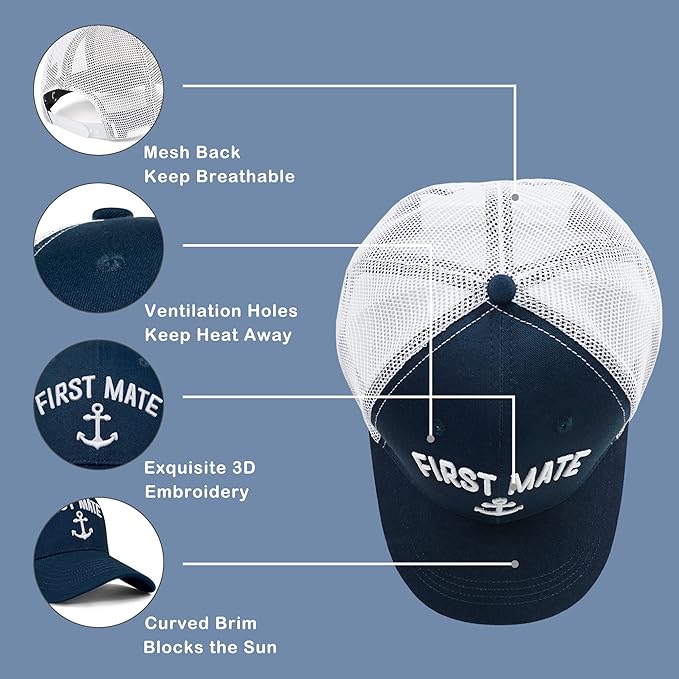 Outdoor Hat Captain Hats Hunting Hat Biggfoot Hat Mountain Baseball Cap Sailing Trucker Hat for Men Women