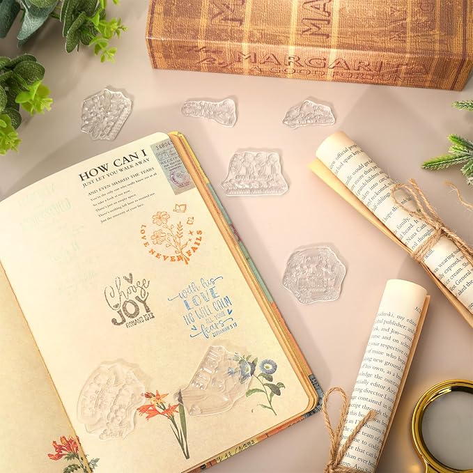 Whaline 5 Sheets Bible Verse Clear Stamps Christian Jesus Silicone Transparent - Image 6