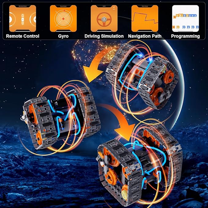 STEM Building Toys for Boys 6-12, 5in1 Remote & APP Controlled - Image 4