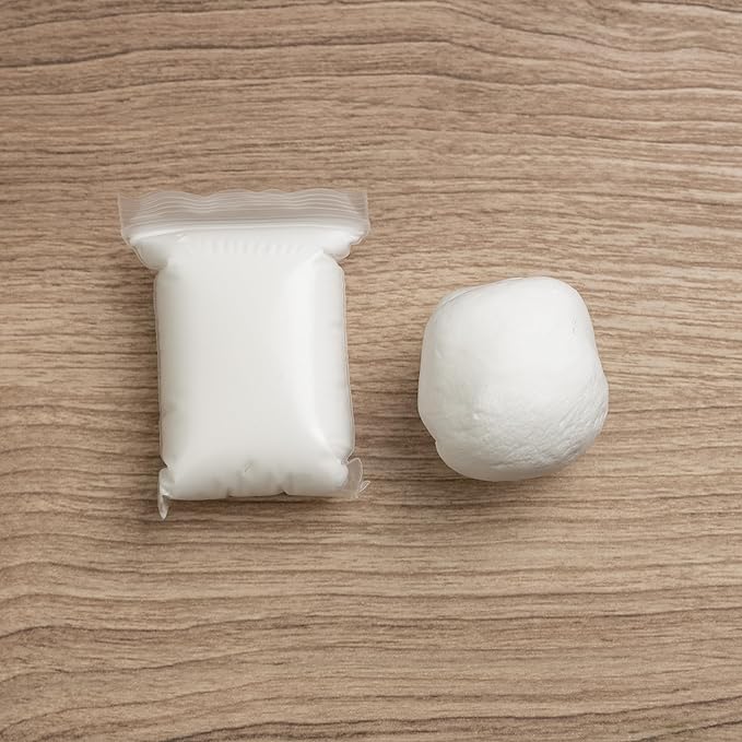 White Air Dry Foam Clay Total 8oz - Image 9
