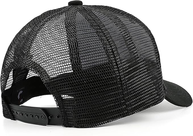 American Flag Trucker Hat - Snapback Hats for Men Women Baseball Cap - Breathable Mesh & Adjustable Fit for Casual Wear