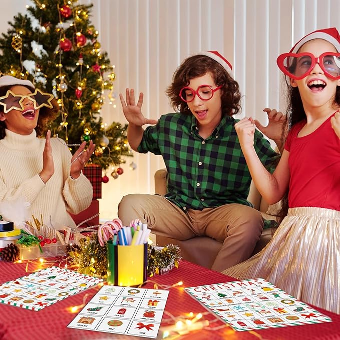 Christmas Bingo Cards, 24 Players Xmas Bingo Cards - Image 5