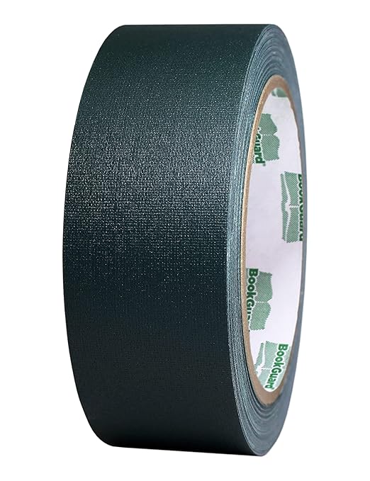 BookGuard 1-1/2 Inch Vinyl-Coated Cotton Cloth Bookbinding Repair Tape by ChromaLabel