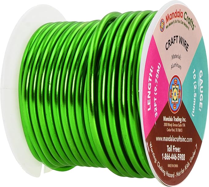Mandala Crafts 10 Gauge Anodized Aluminum Craft Wire - Image 2