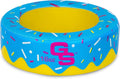 GoSports Baseball and Softball Bat Donut - 16 oz Baseball Drip Bat Weight for Youth and Adult - Blue or Pink