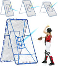 Volleyball Baseball Rebounder Net, Softball Rebounder Pitchback Net Quick Adjustments, Quick Adjustments Lacrosse Bounce Back Practice Equipment, Ideal for Outdoor Indoor and Backyard Training