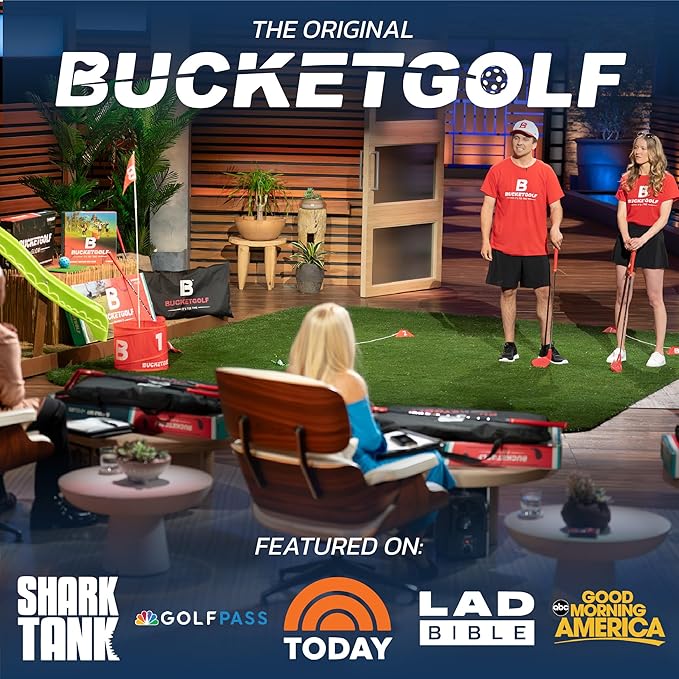 bucketgolf Game The Original Ultimate Backyard Lawn Golf Game - Image 2