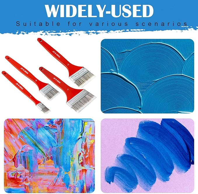 Falling in Art Flat Paddle Paint Brush - Image 6