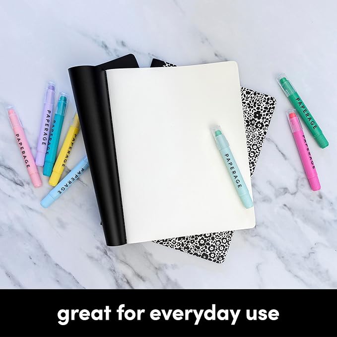 PAPERAGE Soft Cover Lined Journal Notebook, 2 Pack, 100 Pages, Large 7.5 inches - Image 6