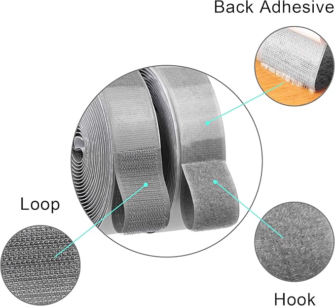 BRAVESHINE 16.5FT Hook and Loop Tape Roll - Image 2