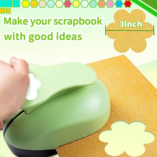 Flower Hole Punch 3 inch Punch Flower Craft Paper Puncher Flowers Scrapbooking - Image 3