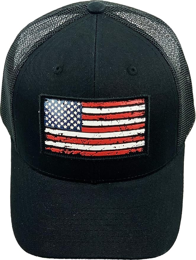 KBETHOS Flag USA America Military Thin Blue Line Thin Red Line Vintage Distressed Baseball Cap Dad Hat Unisex Adjustable…