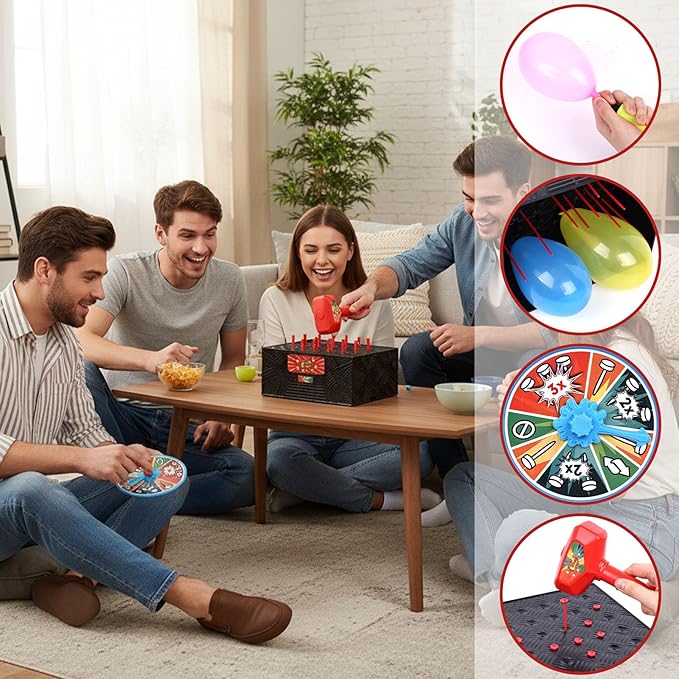 LovesTown Balloon Pop Game, Blast Box Board Games - Image 5