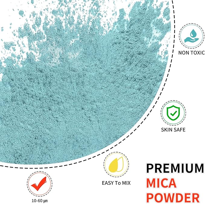 Mica Powder - 100g Mica Powder for Epoxy Resin - Metallic Color Pigment for - Image 2
