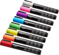 Amazon Basics Bullet/Chisel Reversible Tip Chalk Markers, Bold Point, Bright by AmazonBasics