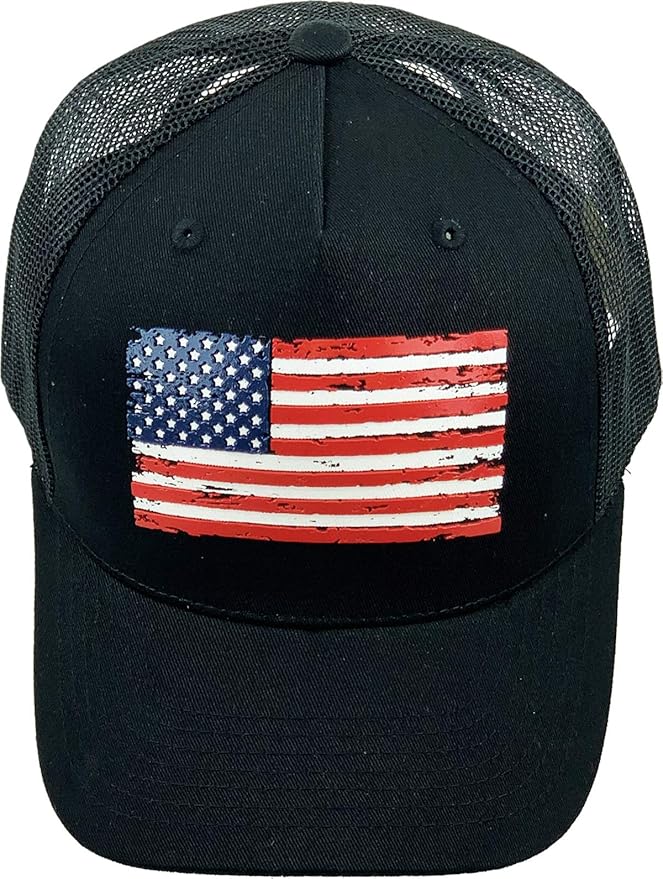 KBETHOS Flag USA America Military Thin Blue Line Thin Red Line Vintage Distressed Baseball Cap Dad Hat Unisex Adjustable…