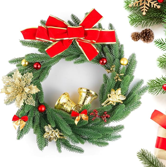 Hananona 150 Pcs Artificial Pine Branches Christmas Greenery Pine Picks DIY - Image 5