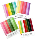 160 sheets Essential Variety Pack Cardstock Paper Pad 4 Pack 32 colors by Desecraft