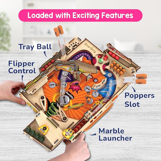Smartivity DIY Pinball Machine Toy - Image 2
