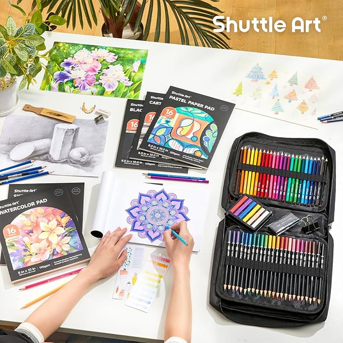 Shuttle Art 124 PCS Drawing Kit, Professional Drawing Supplies - Image 6