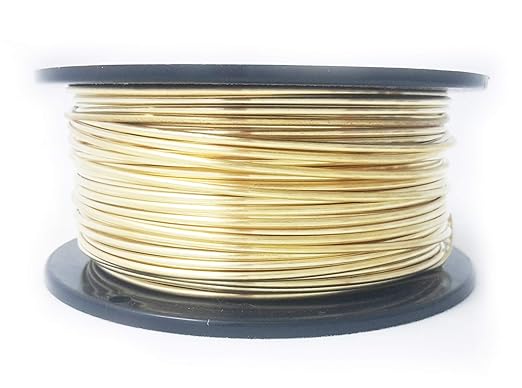 18 Gauge, Jeweler's Brass Wire, Dead Soft, CDA #260-1LB by CRAFT WIRE - Image 2