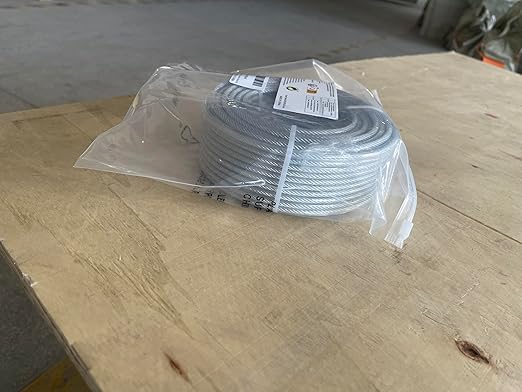 3/16" Wire Rope, 100Ft PVC Coated Steel Cable 7×7 Strand Core, Ideal Cable - Image 10