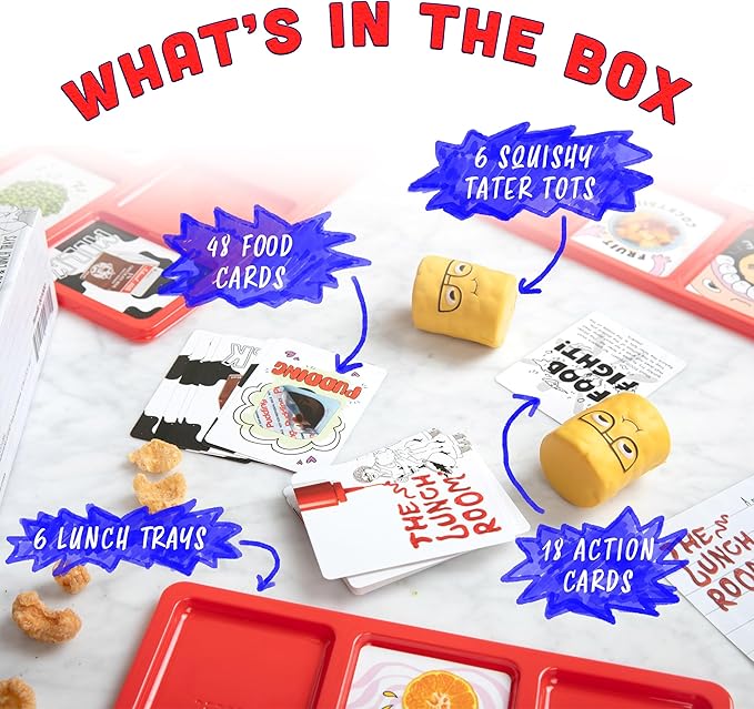 The Lunch Room – Ultimate Family Board & Card Game Hilarious Food Fight - Image 3