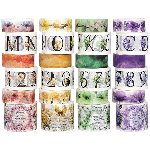24 Rolls Washi Tape Set by IeebeeWashiTape