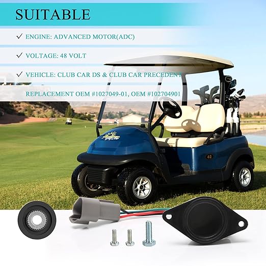 Golf Cart IQ Speed Sensor Deluxe Set Increased Stability & Speed for 48V Electric Golf Cart Club Car DS/Onward/Tempo/Precedent ADC