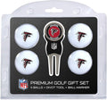 Team Golf NFL Regulation Size Golf Balls (4 Count) & Divot Tool with Removable Double-Sided Magnetic Marker