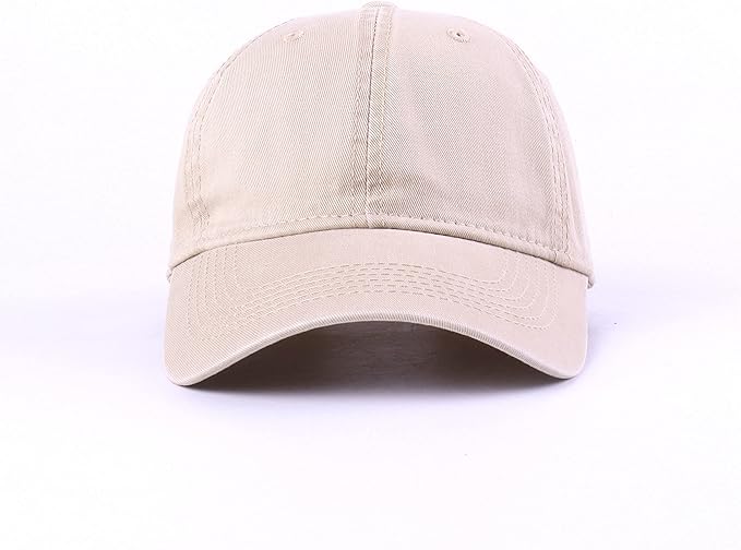 LANGZHEN Unisex Baseball Cap 100% Cotton Fits Men Women Washed Denim Adjustable Dad Hat