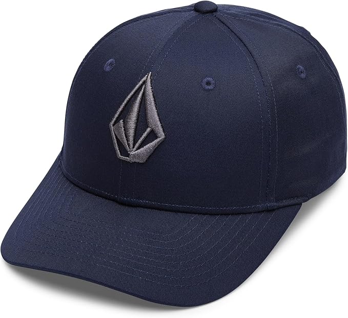Volcom Unisex Adult Quarter Twill Hat – 6-Panel Adjustable Snapback Baseball Cap with Stone Logo