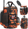 Baseball Bucket Bag Baseball Coaching Accessories Organizer Softball Bucket Bag with Anti-Slip Bottom & Multiple Pockets for Bat, Gloves, Scoreboards