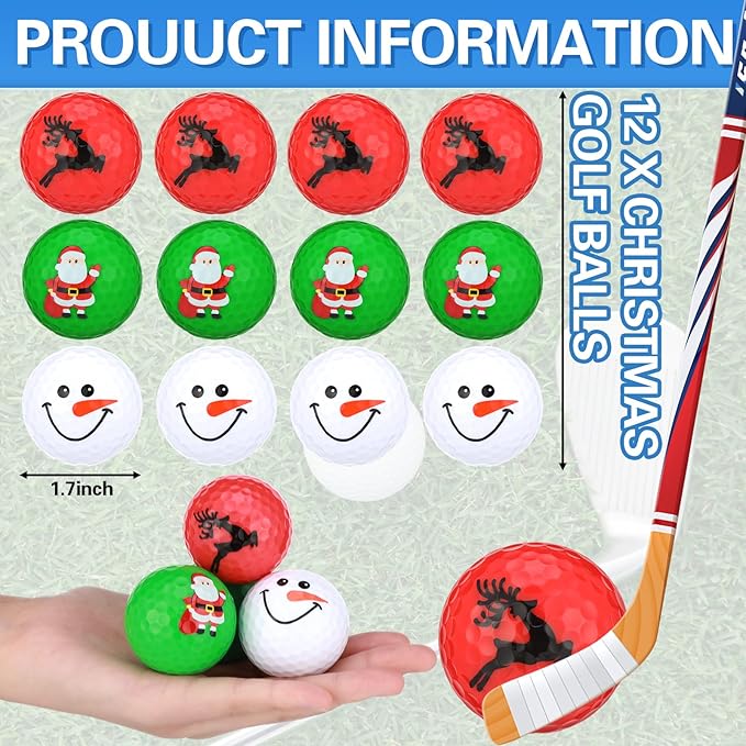 Jenaai 12 Pack Funny Golf Balls Easter Bunny Egg Colored Golf Balls Gifts, Novelty Coquette Weeding Sport Golfing Accessories for Men Women, Best Man, Bridesmaid