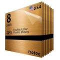 Trotec | Metallic Looking Acrylic Sheet | 12"x12"x1/16, Name Plate | USA Made by TrotecEngravingSupplies