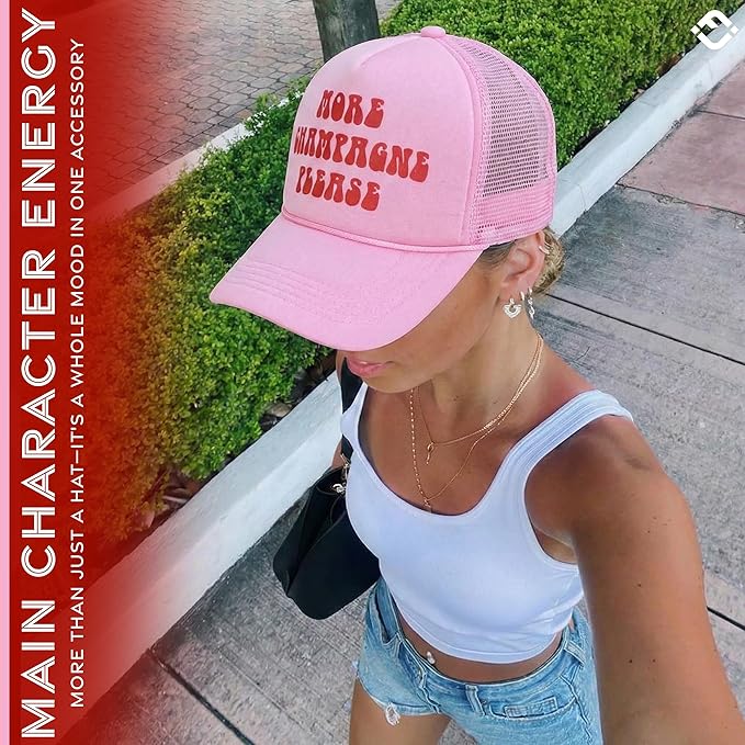 Funky Junque Premium Mesh Snapback Trucker Hat - Stylish Comfort for All - Patriotic, Humor & More