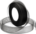 Black Ribbon for Gifts Wrapping, 1 inch 50Yard Sheer Organza Ribbon, Gift Wrap by Sentoyou