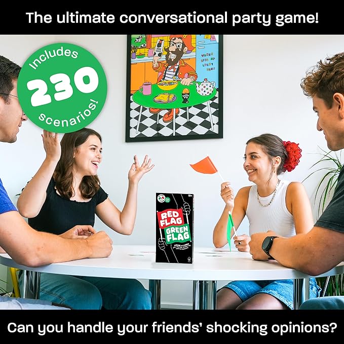 Lucky Egg - Fun Red & Green Flag Party Game - Judge Friends' Dating Decisions - - Image 3