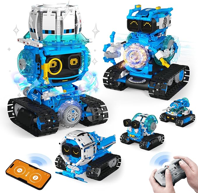 5 in 1 STEM Robot Building Toys by Opmind
