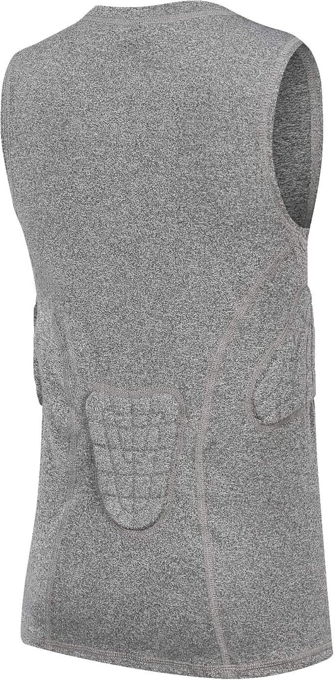 Youth Padded Compression Shirt Vest Rib Chest Protector Football Baseball