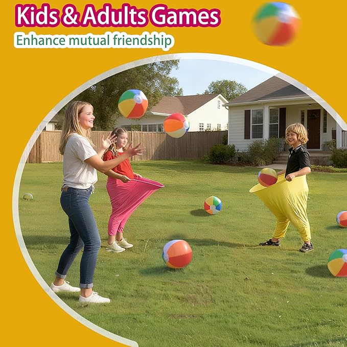 Granny Pants Yard Game, Hilarious Inflatable Ball Relay Set - Image 3