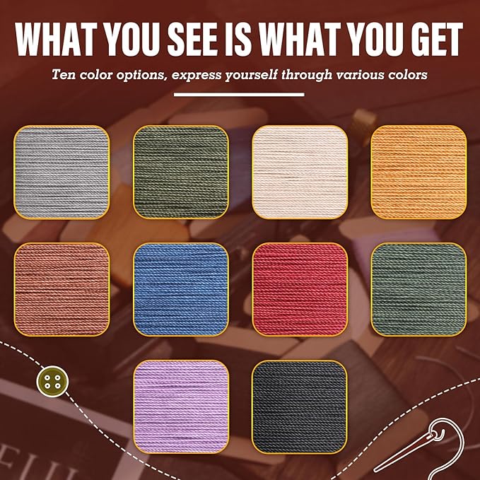Repair Sewing Kit, Upholstery Needle and Thread Kit - Image 3