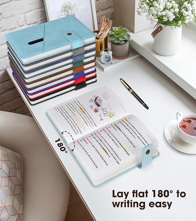 A5 Lined Leather Journal Notebook - Image 5