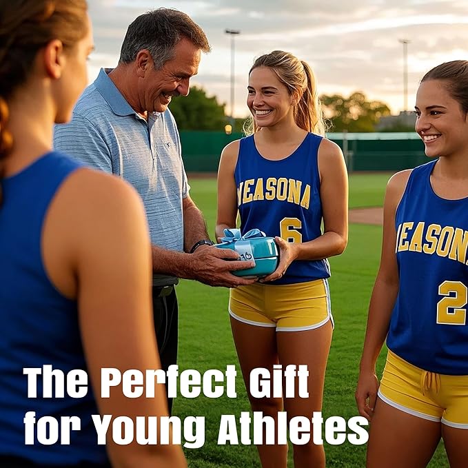 Jeasona Softball Socks for Girls & Women, Athletic Knee-high Team Sports Socks, Youth Softball Stuff Accessories