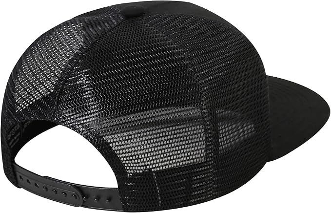UALON Baseball Cap, Snapback Trucker Hat for Men & Women with American Flag and Adjustable, Breathable Mesh, Flat Bill Hats