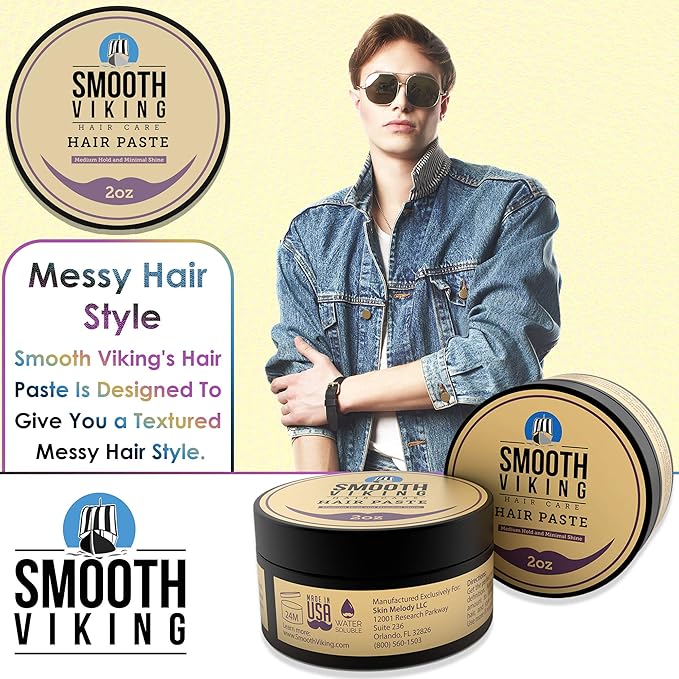 Smooth Viking Hair Paste for Men - Image 6