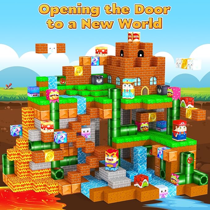 Magnetic Blocks Building Games Kids Toys - Image 4