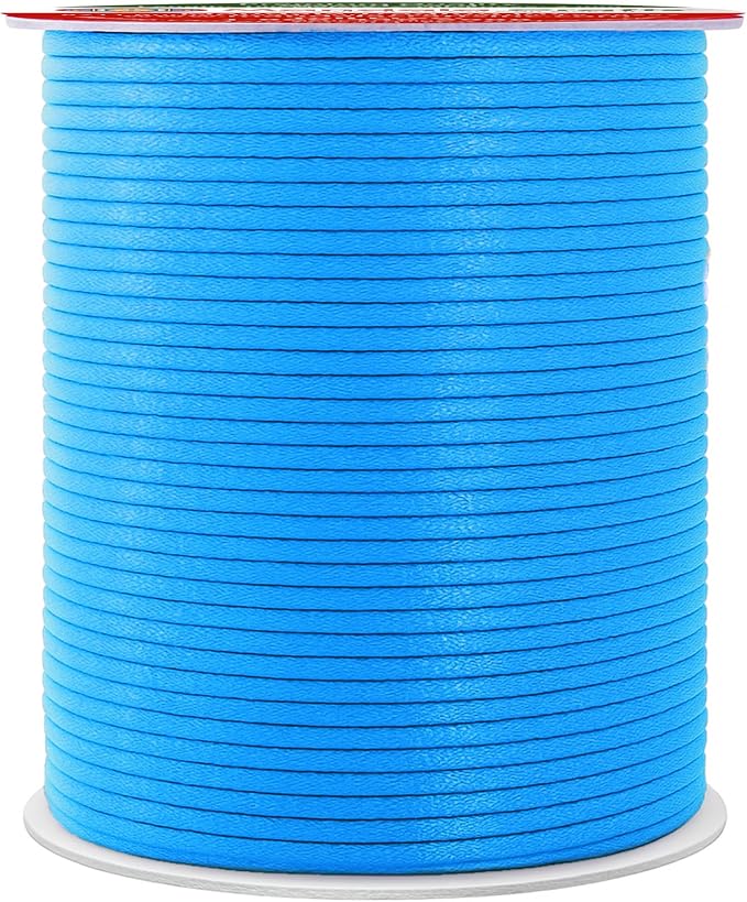 Mandala Crafts 2mm 109 Yards Light Blue Cotton Waxed Cord by MandalaCrafts